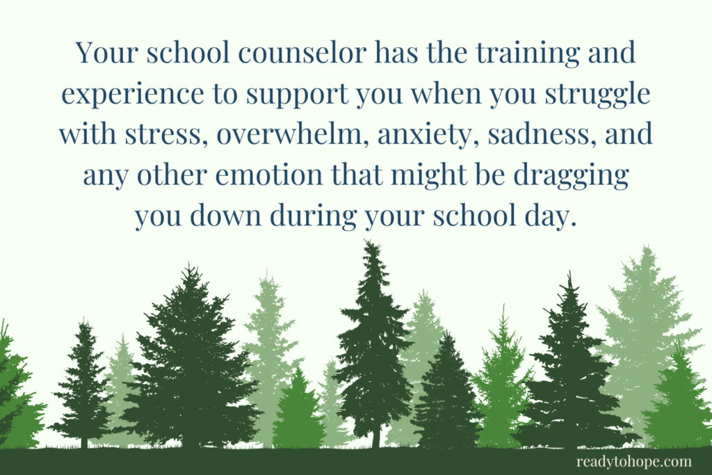 How your school counselor can support your mental wellness