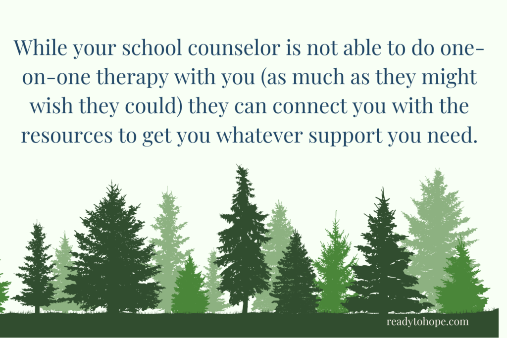 How your school counselor can support your mental wellness