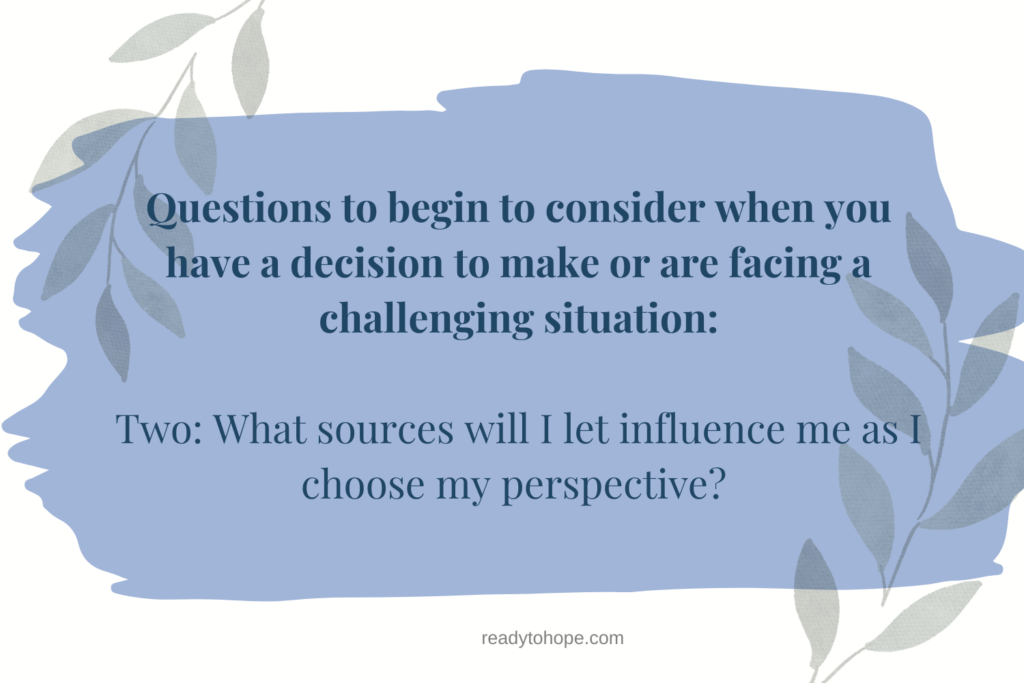 Being purposeful about the lens we choose to see the world, ourselves, and others
