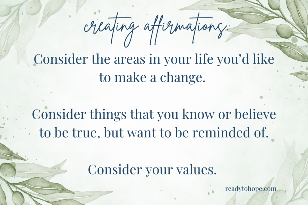 Using your words to speak truth into your mind